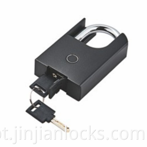 Padlock de impressão digital Smart Padlock Padlock à prova de intempéries Bluetooth Biometric Lock, adequado para academia, bicicleta, escola, cerca e portão